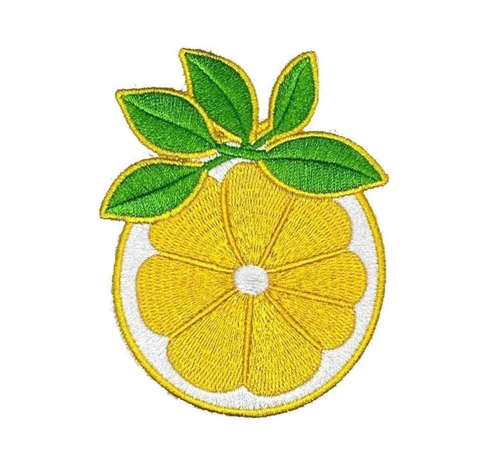 Amazon.com: Lemon Patch Iron On for Jackets, Dress, Jeans
